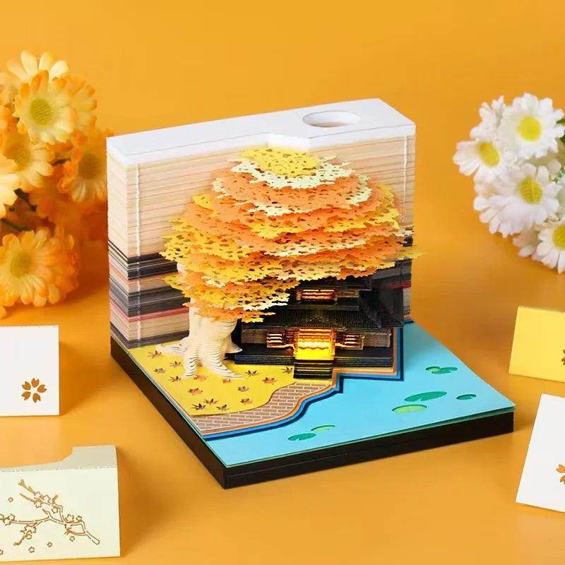 Mystical 3D Desk Calendar Pop-Up Castle - My Store