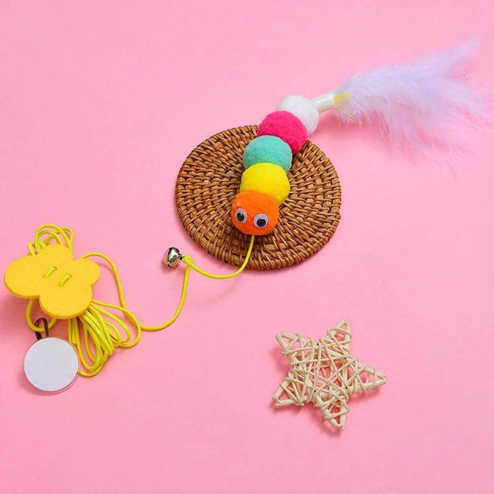Feather Ball Caterpillar Cat Toy - My Store
