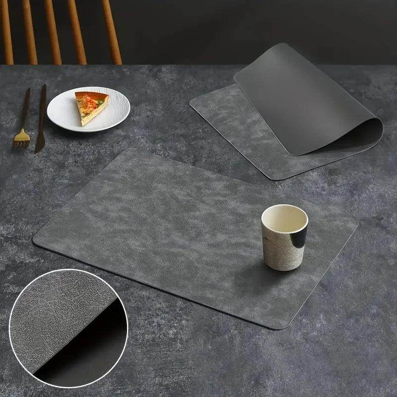 4pcs, Leather Placemats, Rectangular - My Store