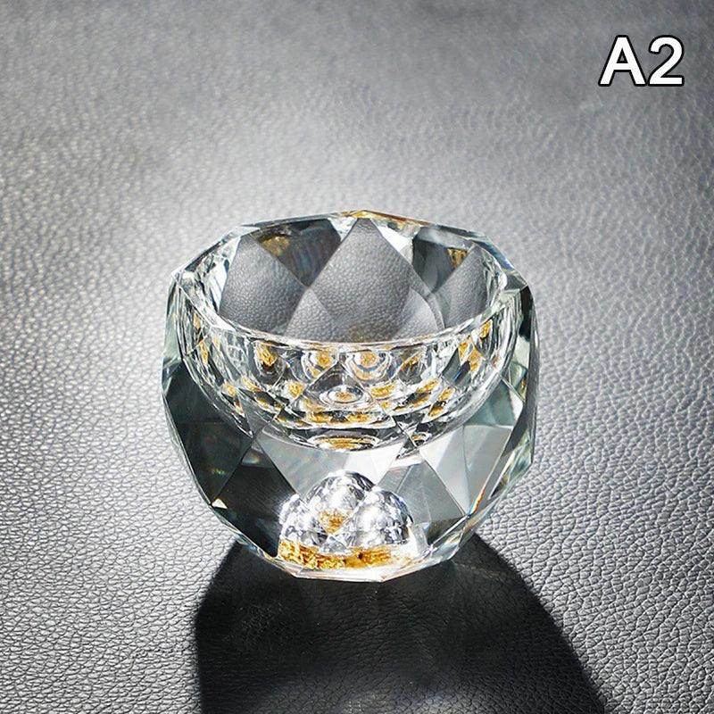 Diamond Cutting Crystal Liquor Glass - My Store