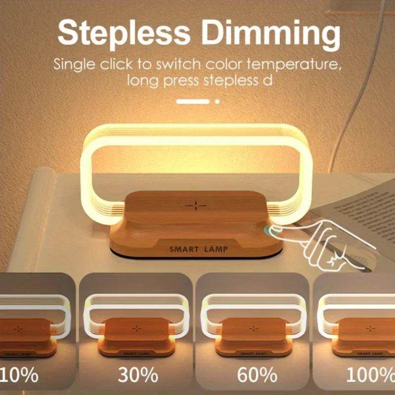 Quick Charge Wireless Charger with LED Lamp - My Store