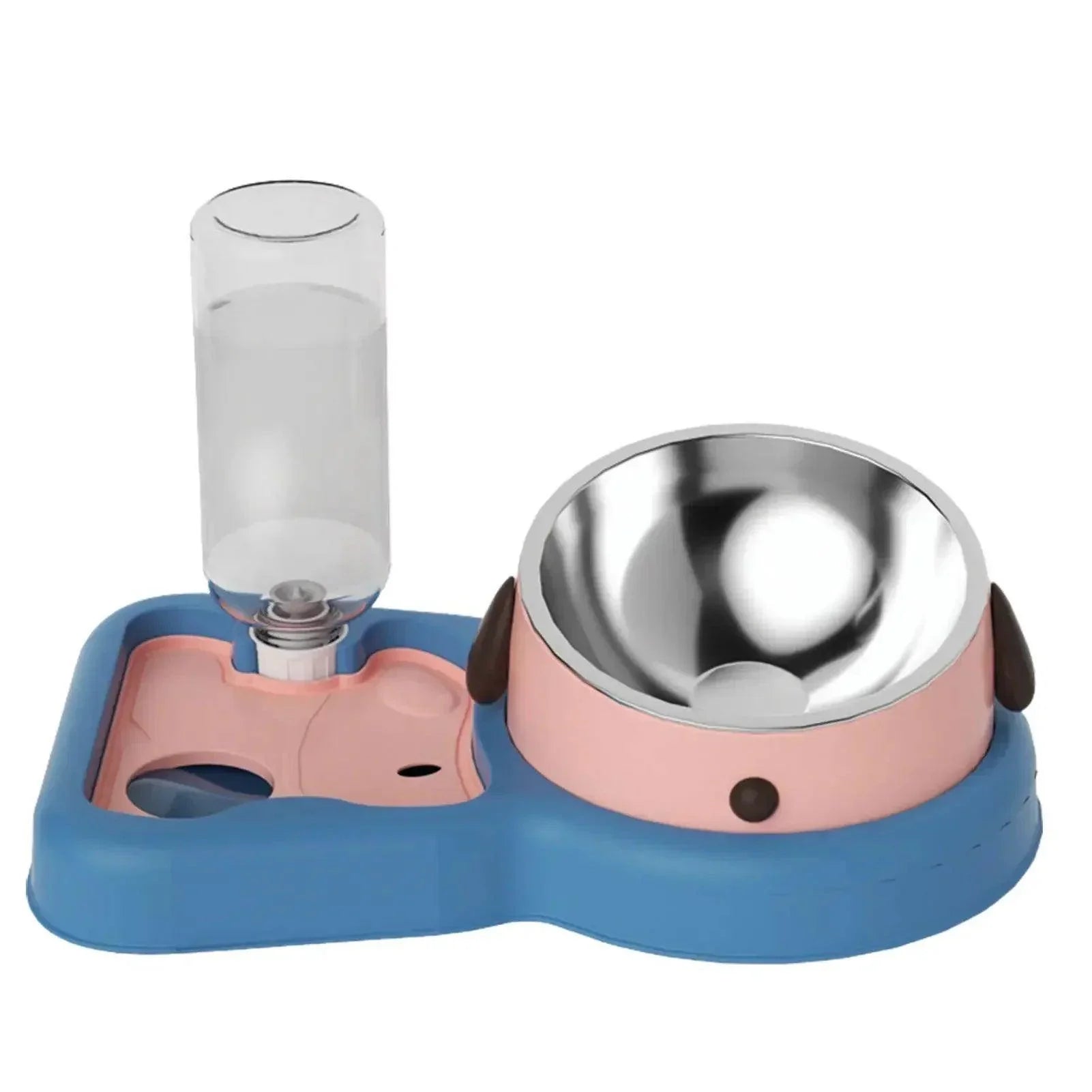 Pet Feeder Bowls & Water Bottle Set - My Store