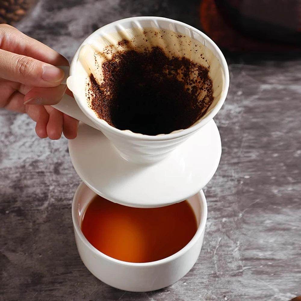 Ceramic Coffee Dripper - V Shape Pour Over Coffee Maker - My Store