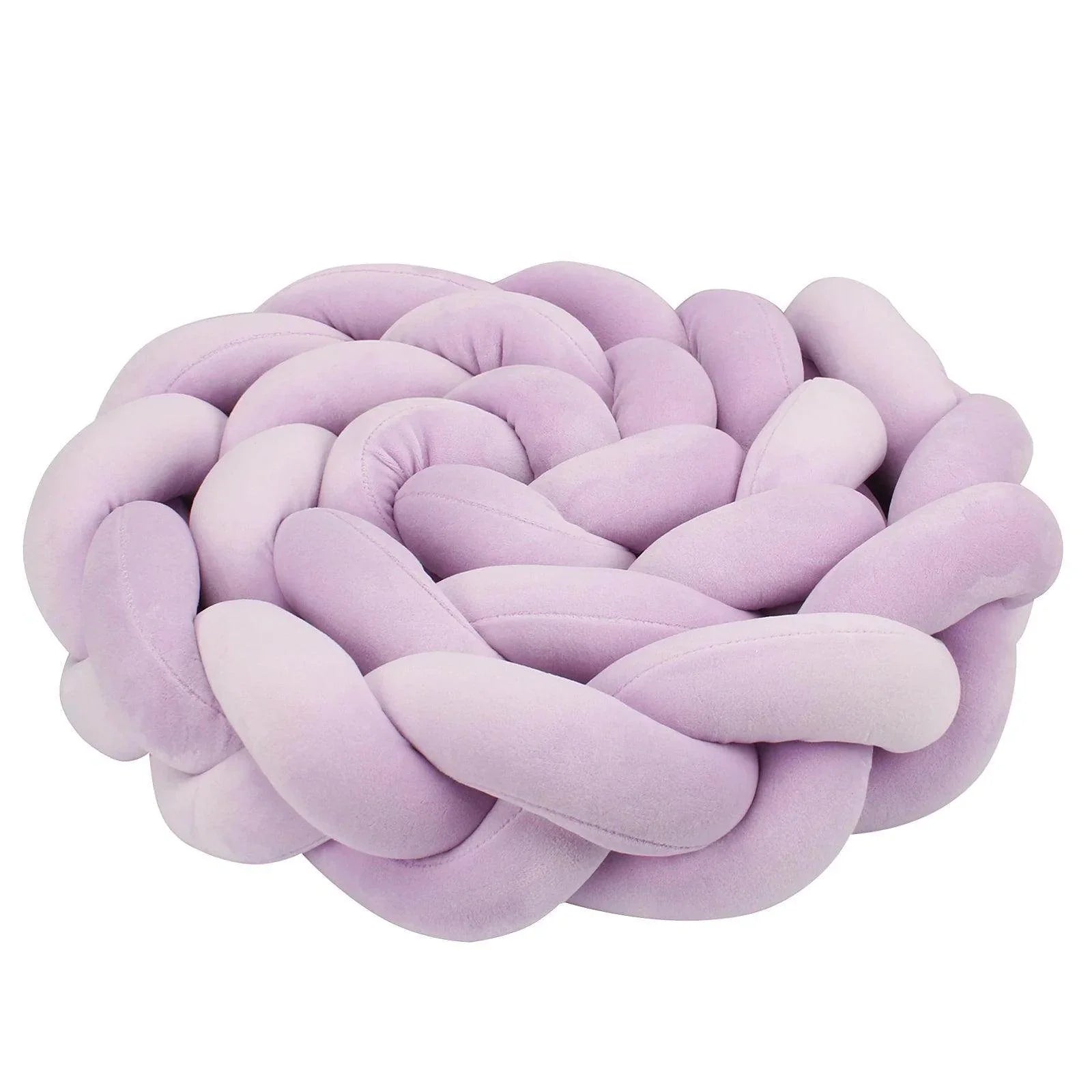 Baby Bumper Bed Braid Knot Pillow - My Store