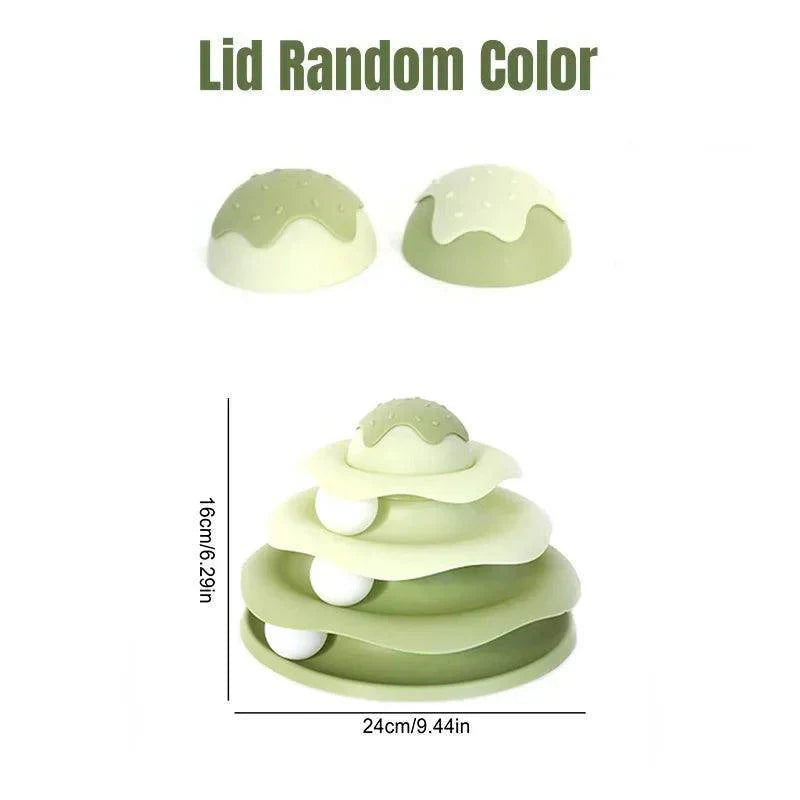 Four-layer Ball Cat Turntable Toy - My Store