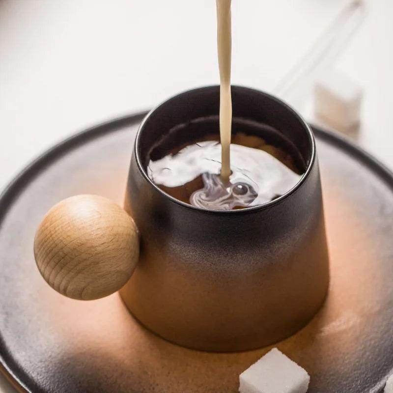 Light Luxury Ceramic Coffee Cup and Saucer Set - My Store