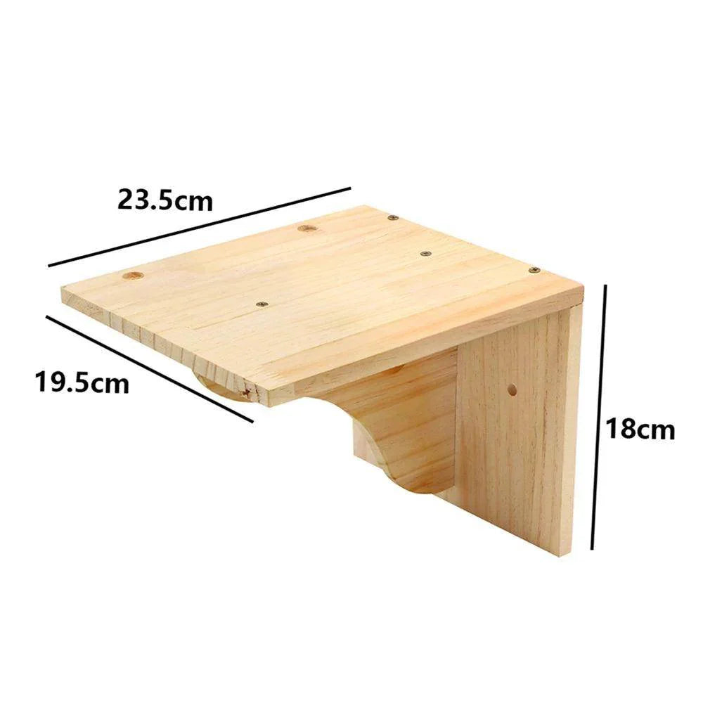 Wall-Mounted Cat Climbing Rope & Wooden Pedals - My Store