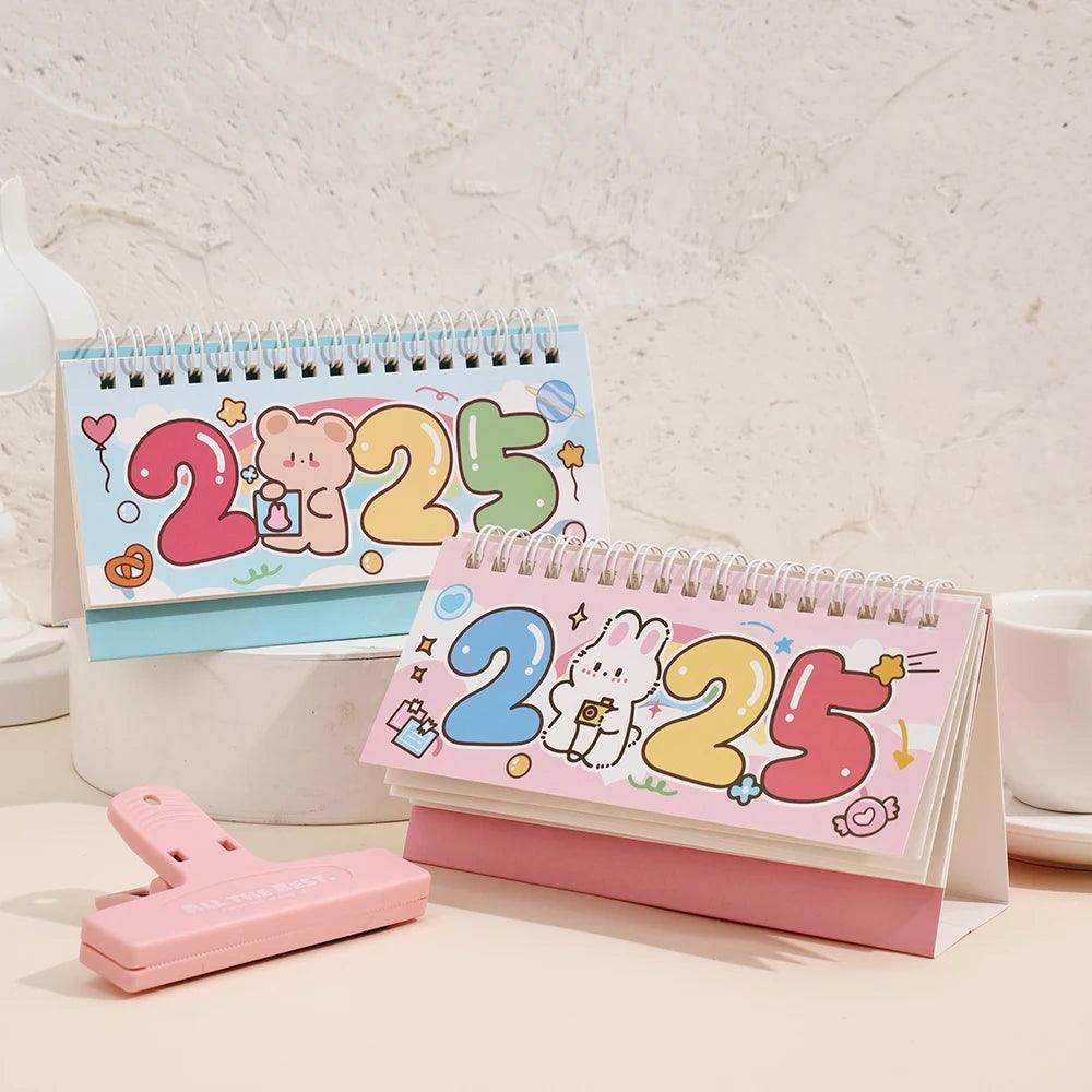 Cute Cartoon Desk Calendar 2025 - My Store