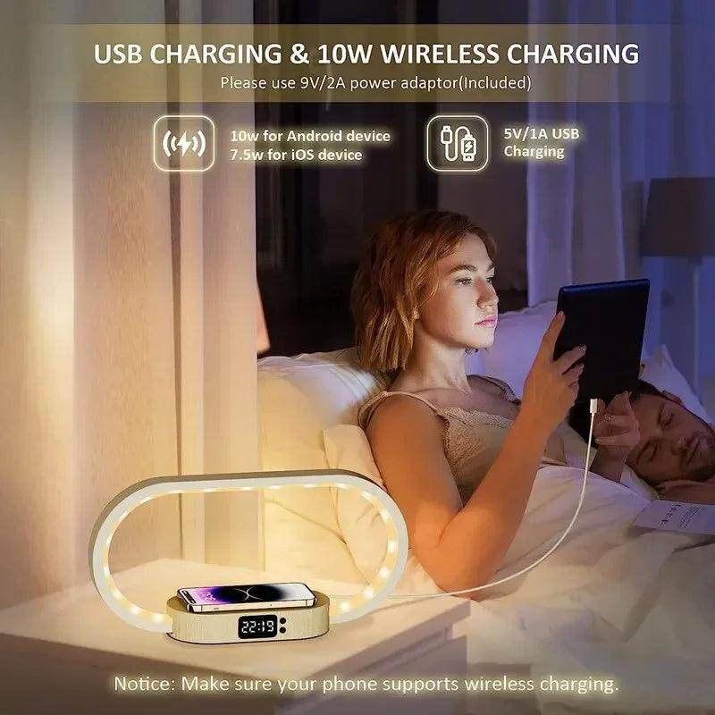Wireless Charger Stand with Clock - My Store