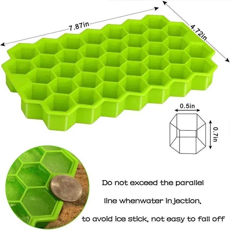 Honeycomb 37-Lattice Ice Cube Tray - My Store