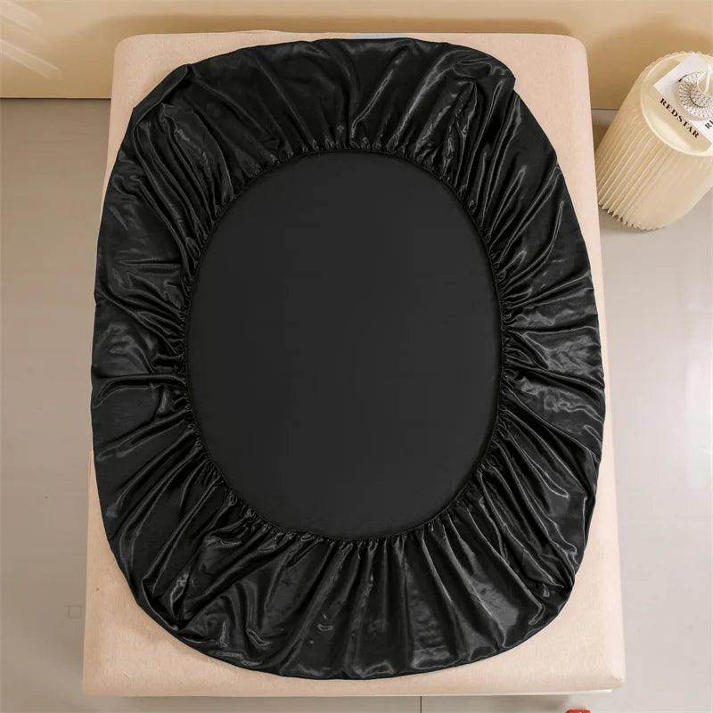 Satin Bed Sheets Set - Queen Size, 4-Piece Silky Bedding - My Store