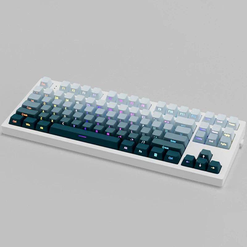 135 Keys Gradient Green Shine Through Keycaps - My Store