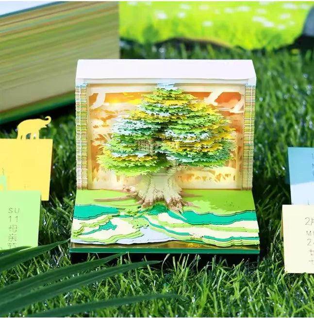 Mystical 3D Desk Calendar Pop-Up Castle - My Store