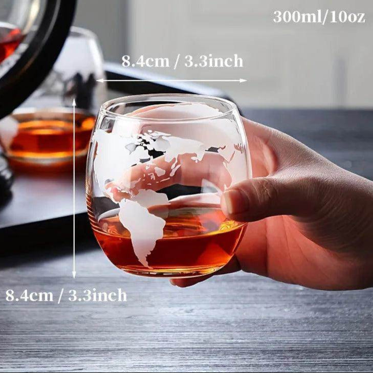 900ML Creative Globe Decanter Set with Lead-free Carafe - My Store