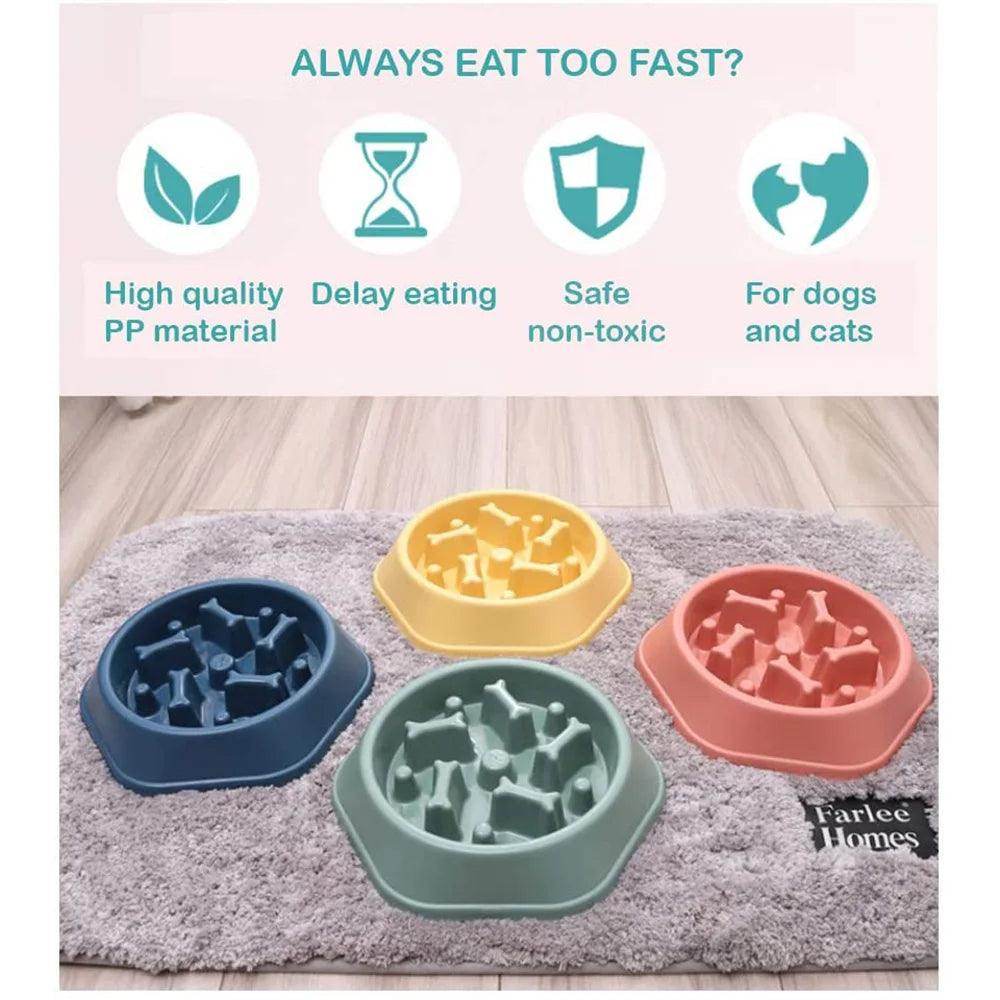 Pet Slow Food Bowl for Cats/Dogs - My Store