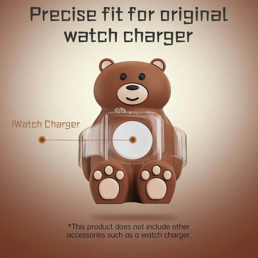 Cartoon Bear Apple Watch Charger Stand - My Store