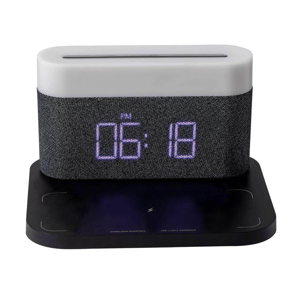 Upgraded 15W Fast Wireless Charging Lamp with Digital Alarm Clock - My Store