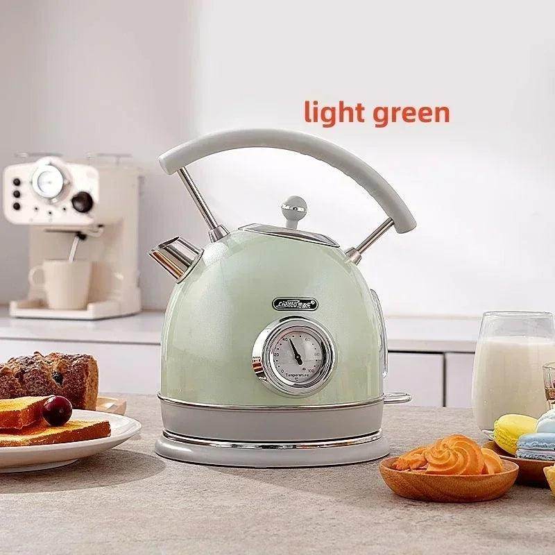 Electric Water Kettle 1.8L Thermometer Electric Boiling Coffee Tea Pot - My Store