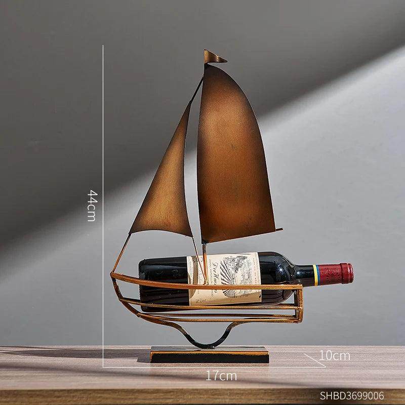 Retro Smooth Sailing Wine Rack - My Store