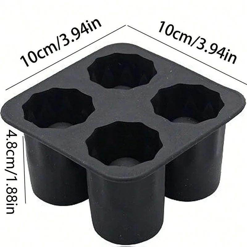 4-Cup Silicone Ice Cube Mold Tray - My Store