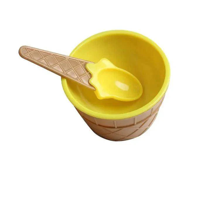 Kids Ice Cream Bowl & Spoon Set - My Store
