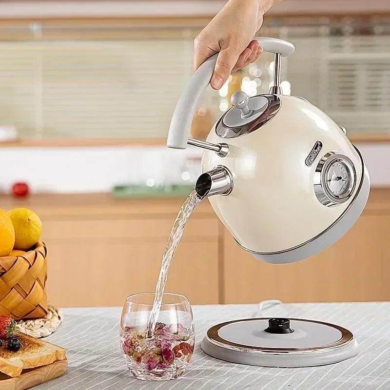 Electric Water Kettle 1.8L Thermometer Electric Boiling Coffee Tea Pot - My Store