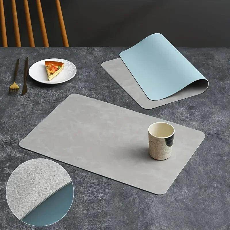 4pcs, Leather Placemats, Rectangular - My Store