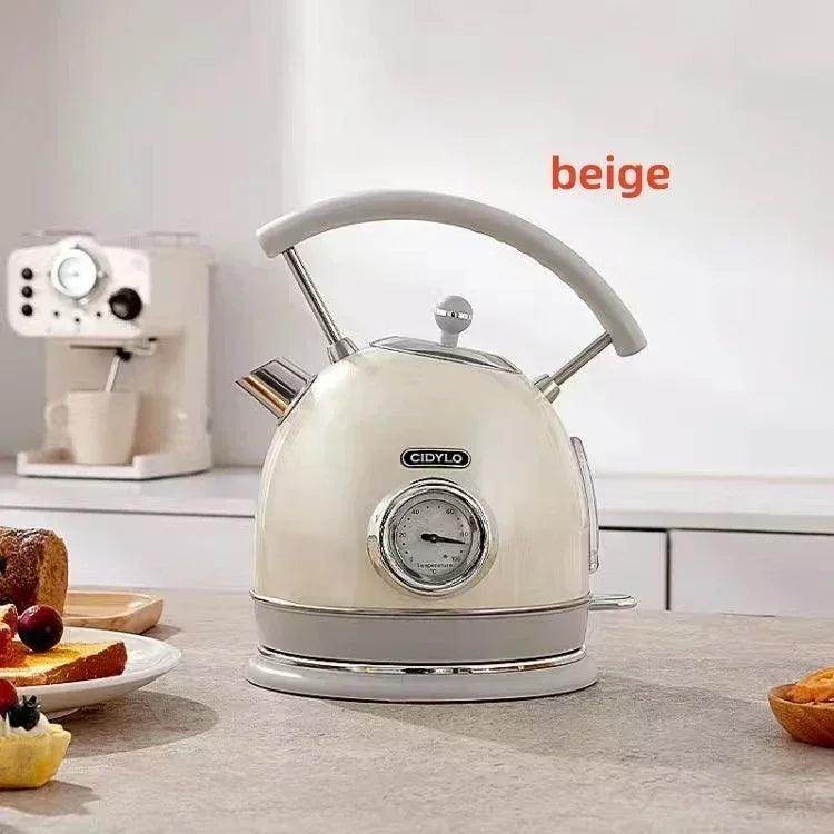 Electric Water Kettle 1.8L Thermometer Electric Boiling Coffee Tea Pot - My Store