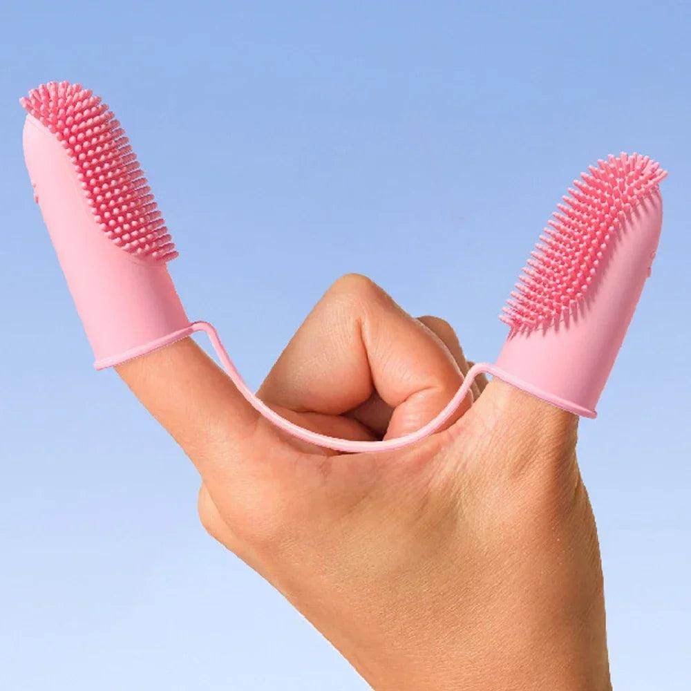 Dog Double Finger Toothbrush - My Store