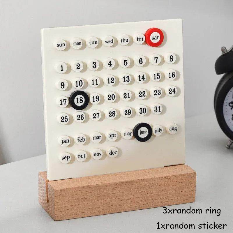 Sharkbang DIY Ring Desk Perpetual Calendar - My Store