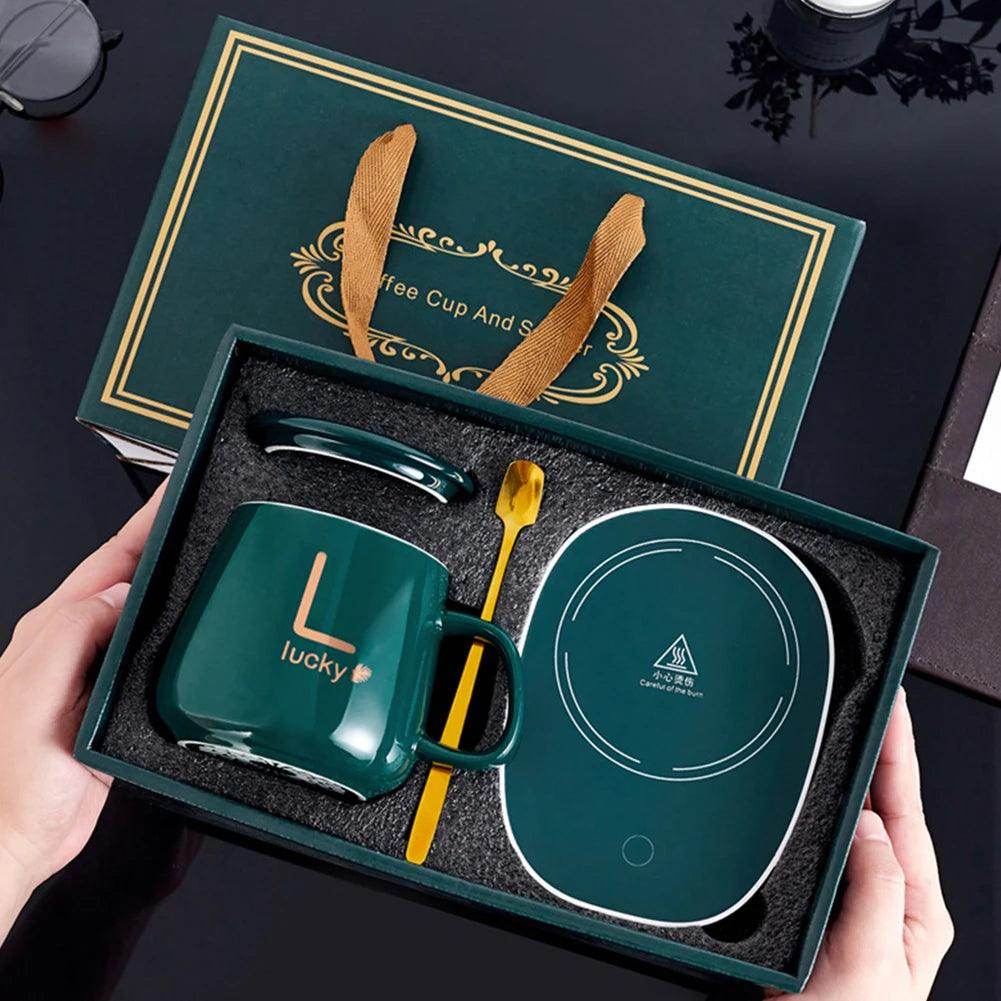 55° Ceramic Coffee Mug with Smart Heating Coaster - My Store