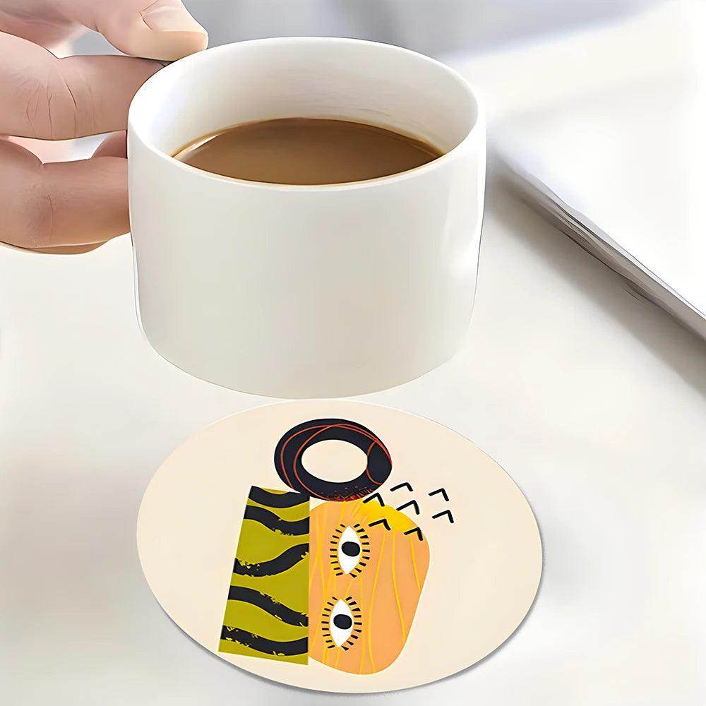 6Pcs Picasso Style Acrylic Cup Mats - My Store