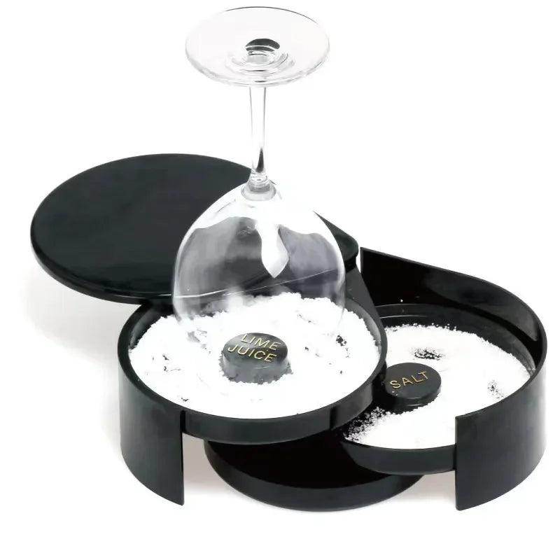 3-Tier Rotating Salt Rimmer Box - My Store