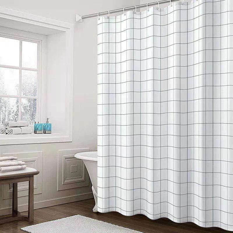 Thickened Waterproof Shower Curtain with Partition - My Store