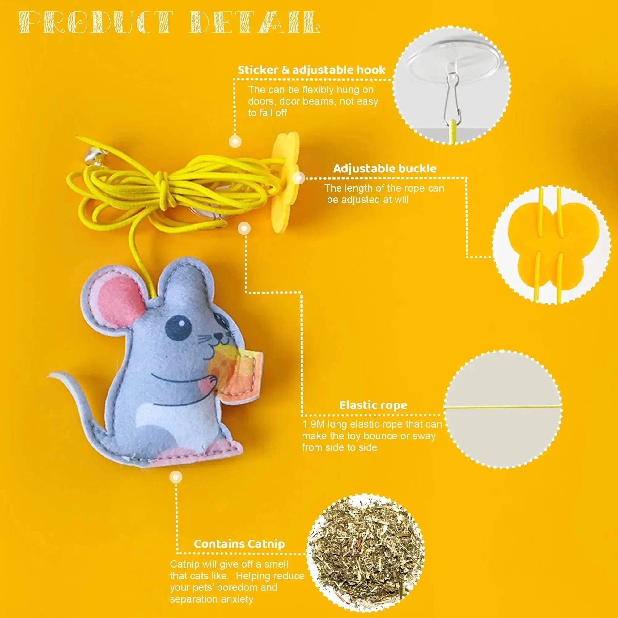 Feather Ball Caterpillar Cat Toy - My Store