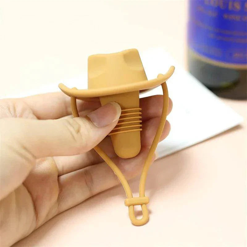 Creative Silicone Cowboy Hat Wine Stopper - My Store
