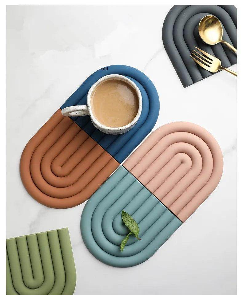 Rainbow Silicone Heat-Resistant Placemat - My Store