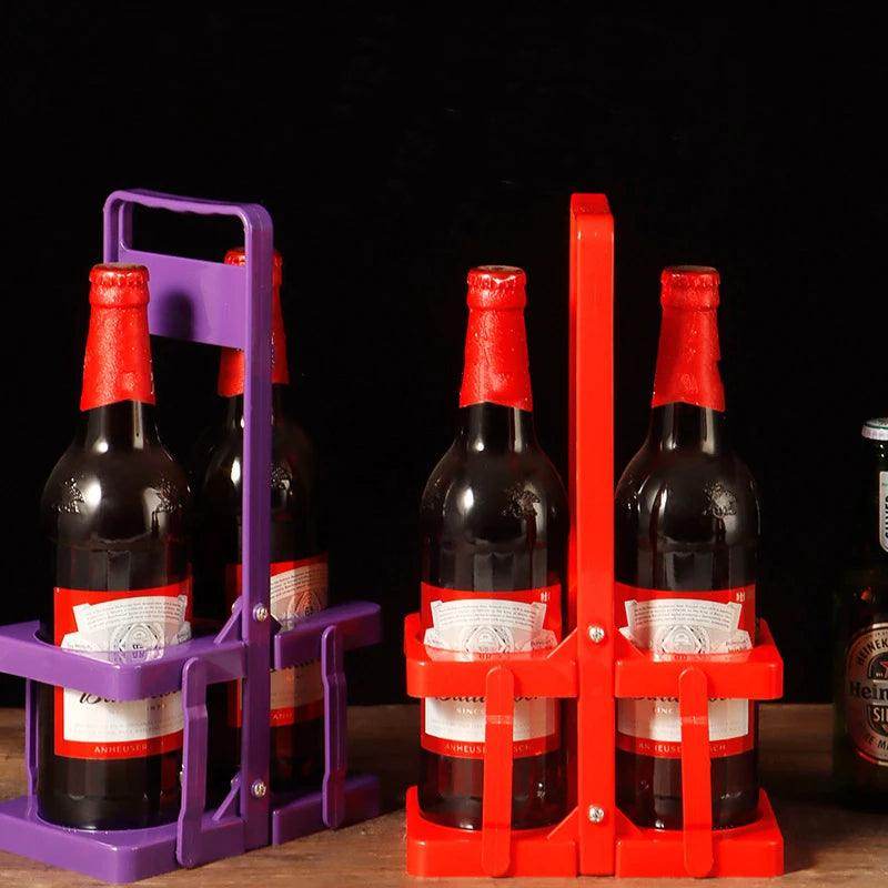 Folding Plastic Wine Rack & Beverage Carrier - My Store