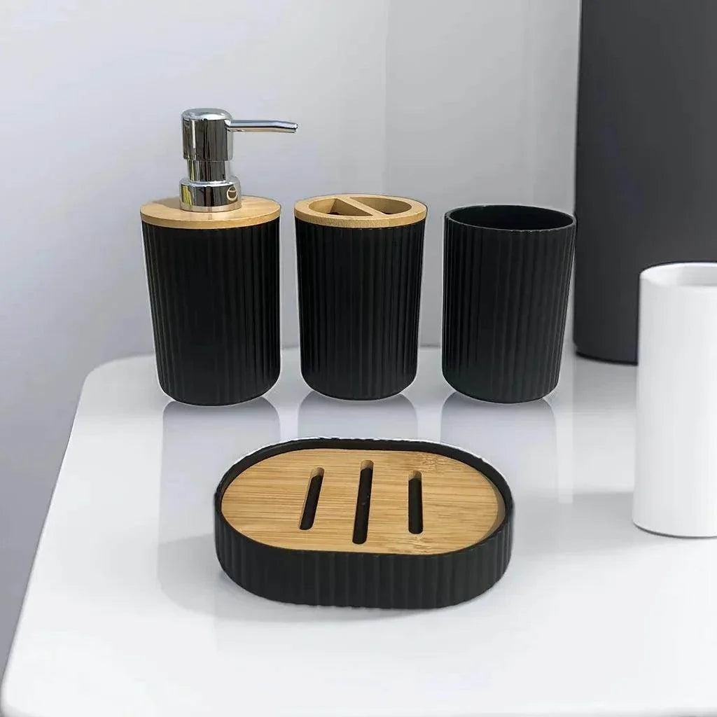 4-Piece Bathroom Accessories Set - My Store