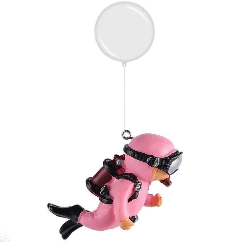 Mini Diver Glow Aquarium Decor with Floating Ball - My Store