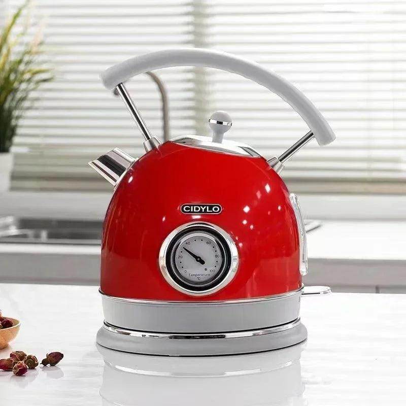 Electric Water Kettle 1.8L Thermometer Electric Boiling Coffee Tea Pot - My Store