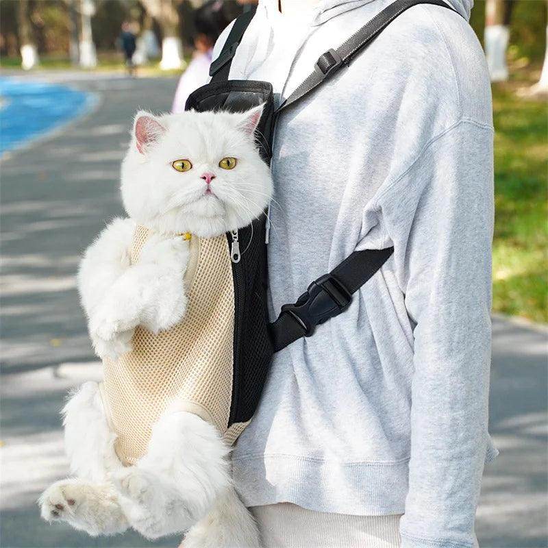 Adjustable Double-Shoulder Pet Carrier Backpack - My Store