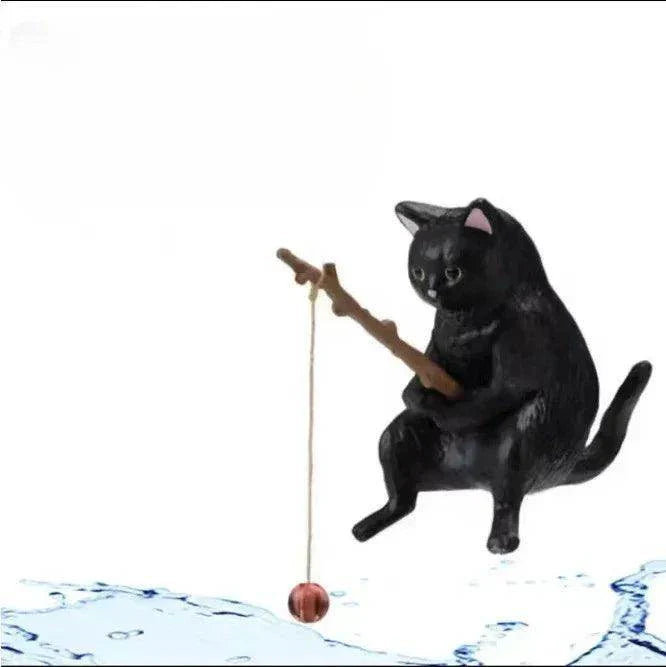 Fishing Cat Figurine Decoration - My Store