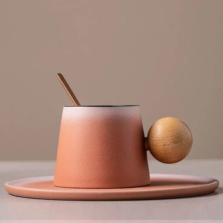 Light Luxury Ceramic Coffee Cup and Saucer Set - My Store