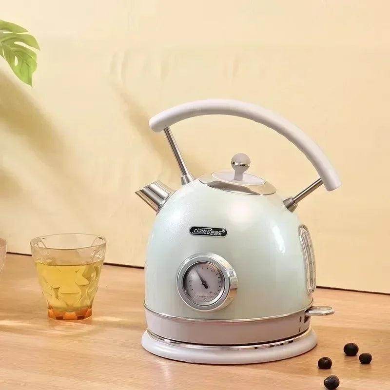 Electric Water Kettle 1.8L Thermometer Electric Boiling Coffee Tea Pot - My Store