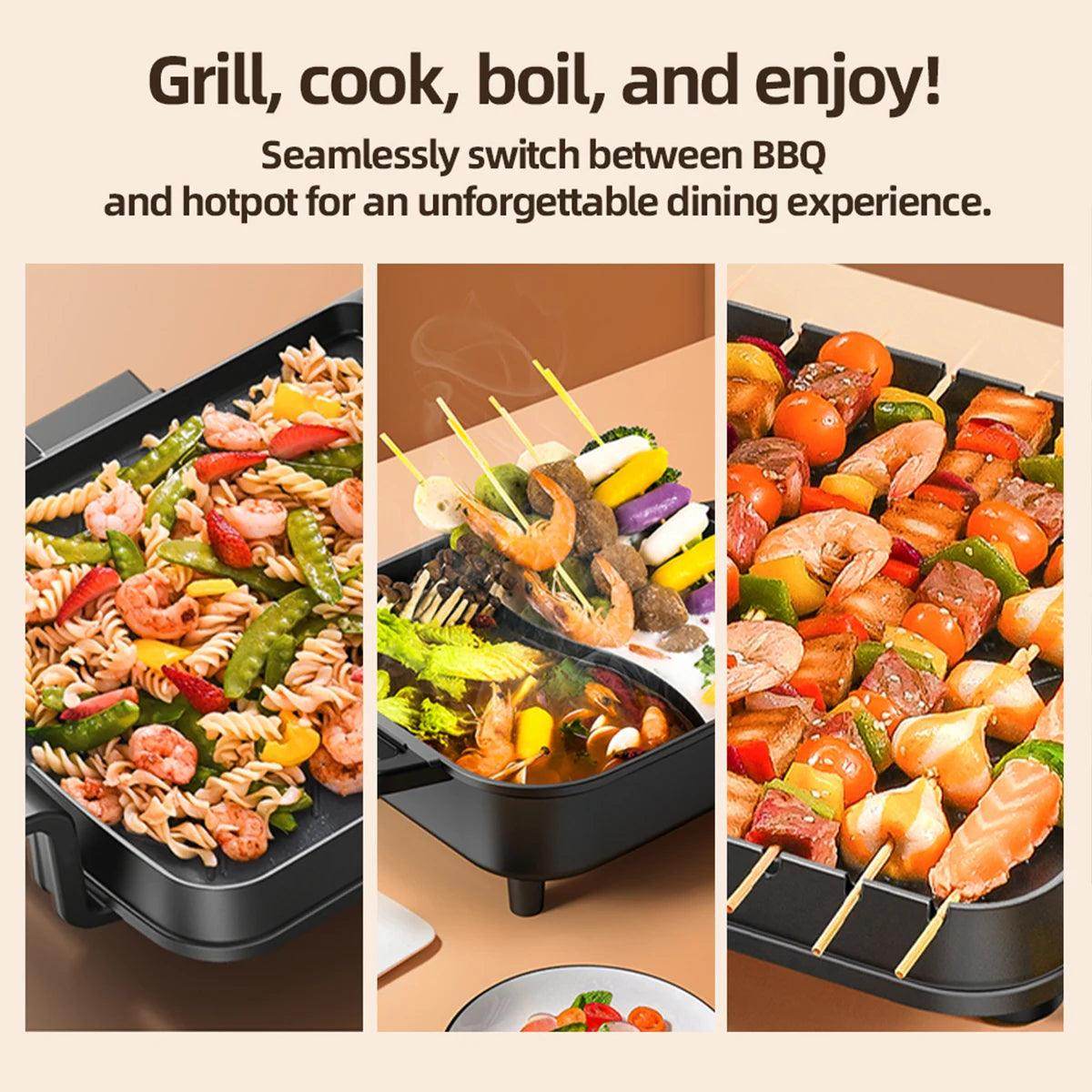 Multi-Functional Hot Pot & Grill - My Store