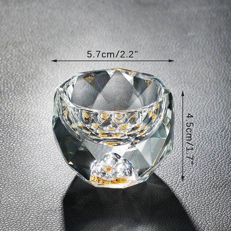 Diamond Cutting Crystal Liquor Glass - My Store