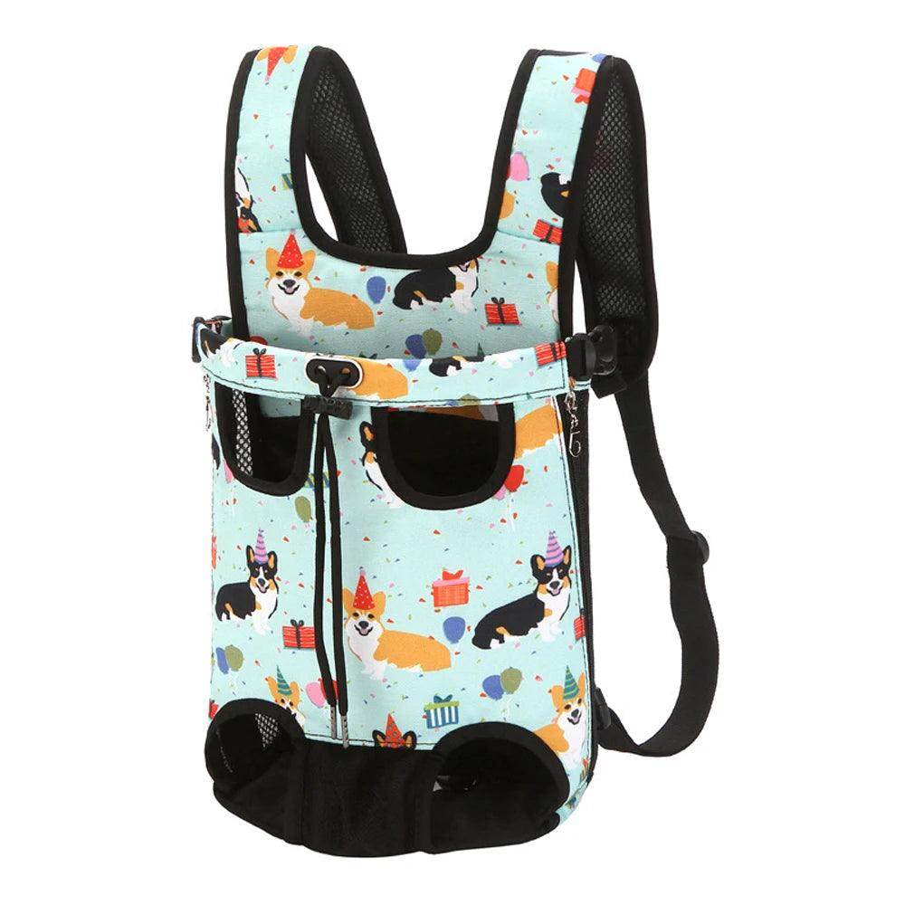 Adjustable Double-Shoulder Pet Carrier Backpack - My Store