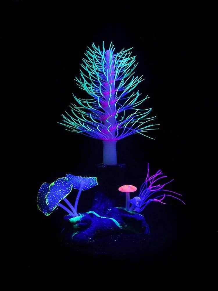Glowing Coral Branch Aquarium Decor - My Store