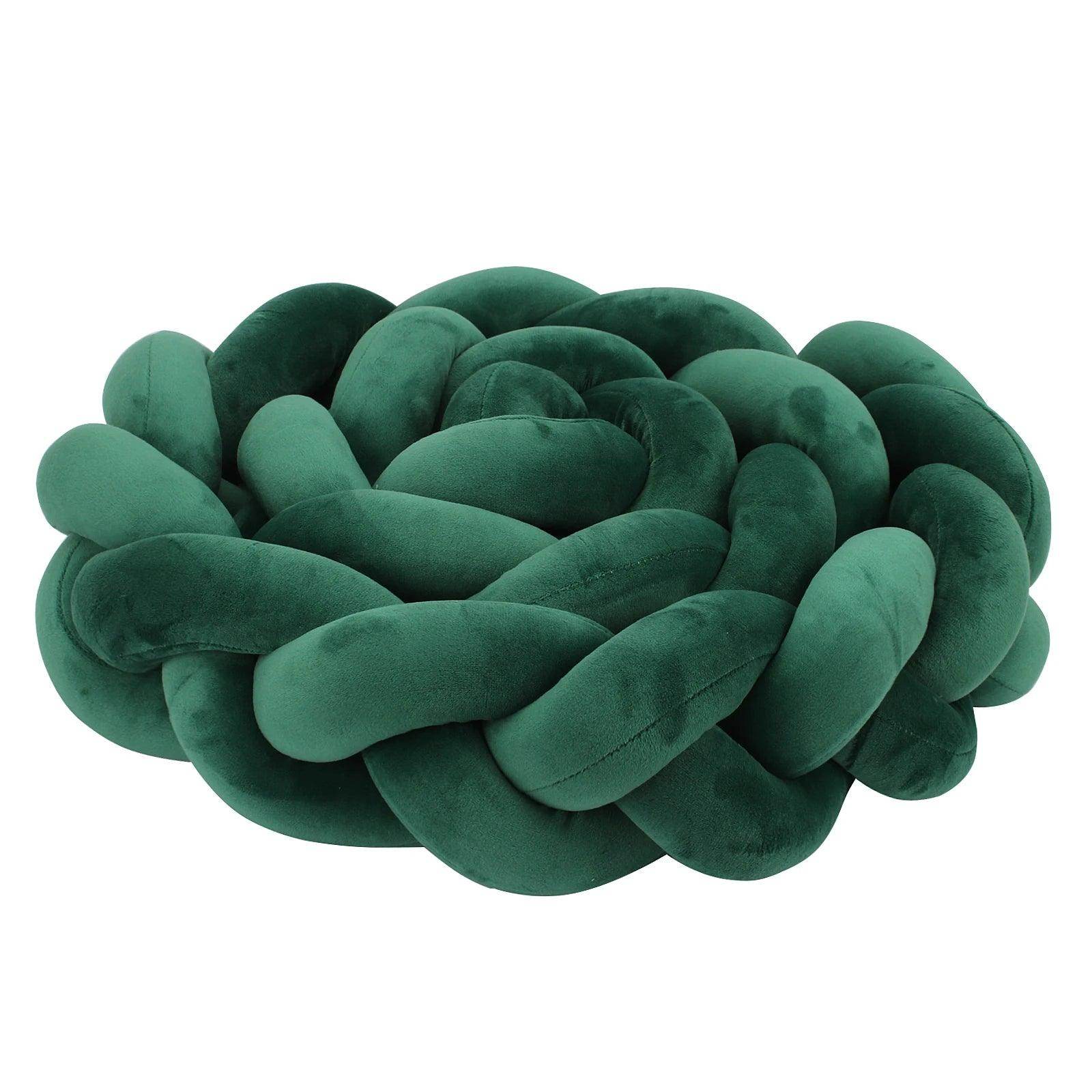 Baby Bumper Bed Braid Knot Pillow - My Store